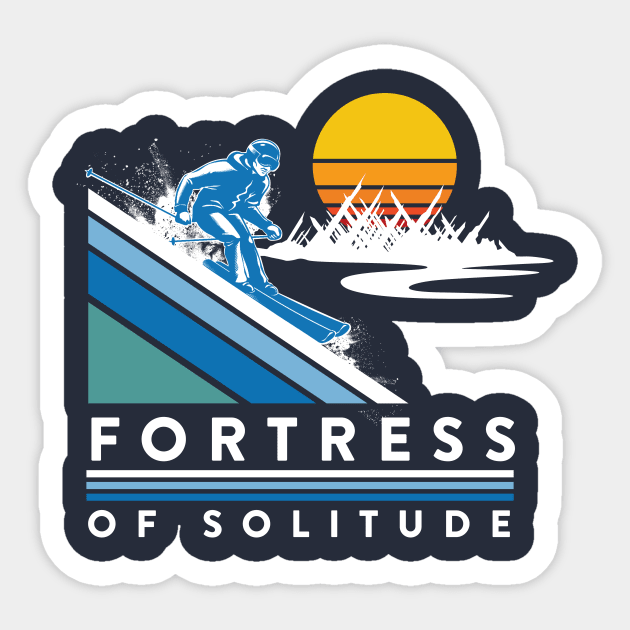 Fortress of Solitude Sticker by MindsparkCreative